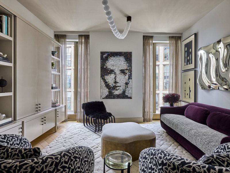 A living room by Jeff Schlarb Design Studio